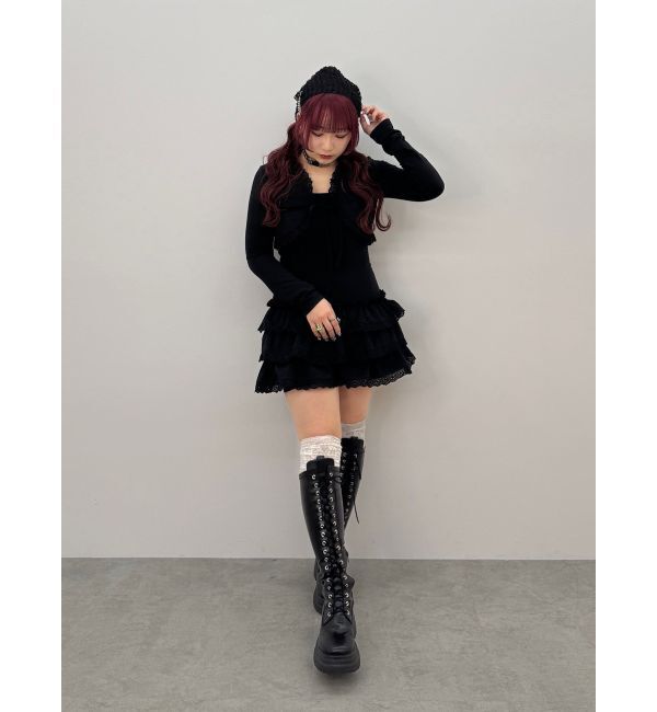 jouetie「ボレロセットフリルベアワンピース」|ワンピース|