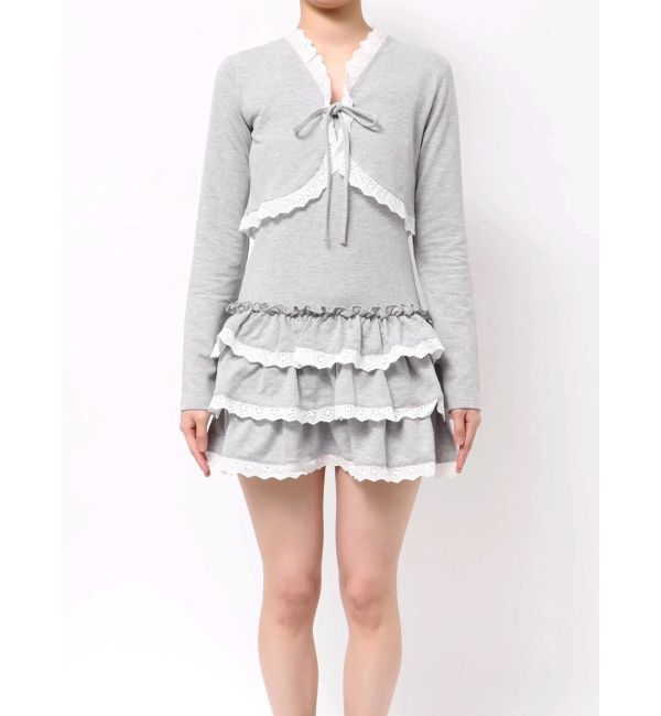 jouetie「ボレロセットフリルベアワンピース」|ワンピース|