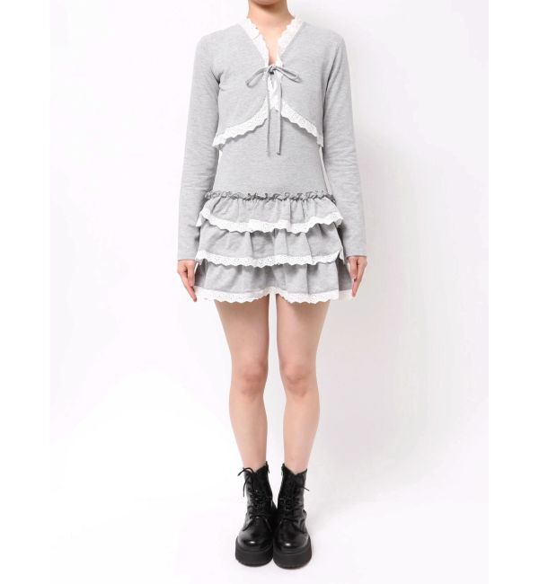 jouetie「ボレロセットフリルベアワンピース」|ワンピース|