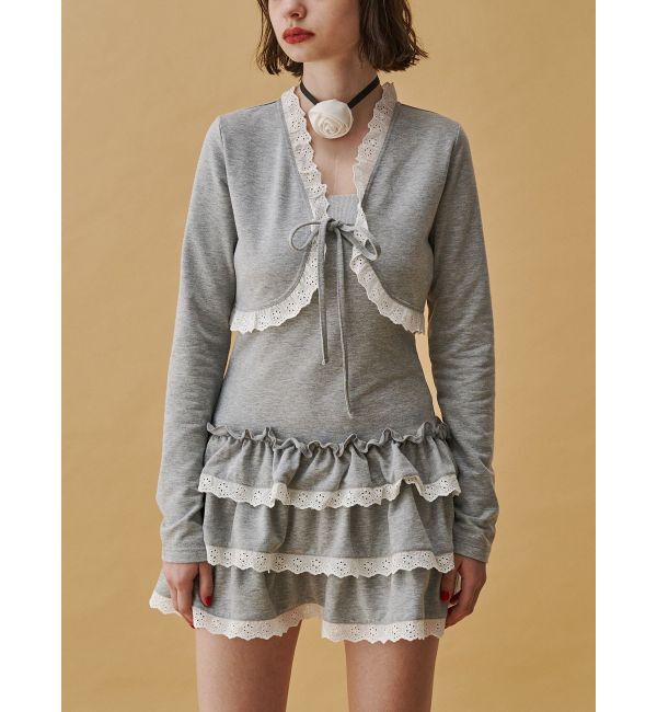 jouetie「ボレロセットフリルベアワンピース」|ワンピース|