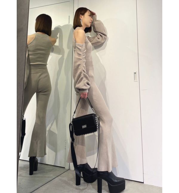 GYDA「【SET着用可】アームドッキングデザインニットトップス」|ニット・セーター|