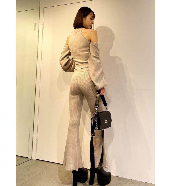 GYDA「【SET着用可】アームドッキングデザインニットトップス」|ニット・セーター|