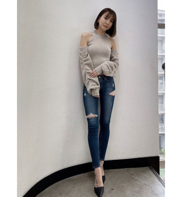 GYDA「【SET着用可】アームドッキングデザインニットトップス」|ニット・セーター|