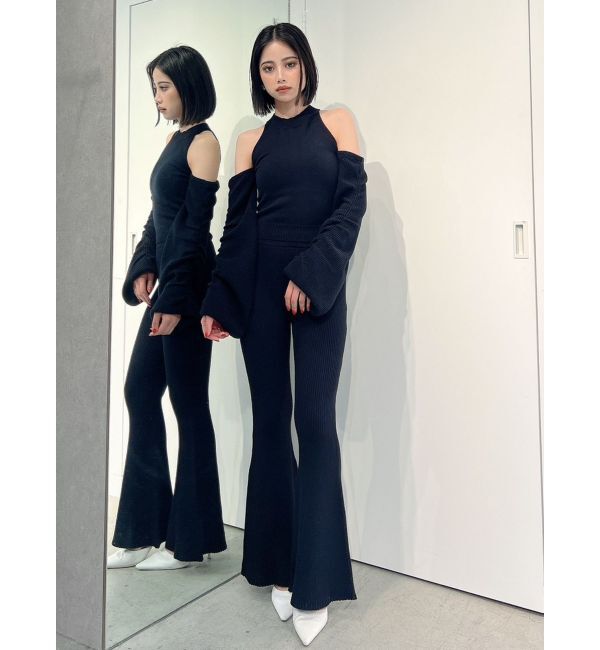 GYDA「【SET着用可】アームドッキングデザインニットトップス」|ニット・セーター|