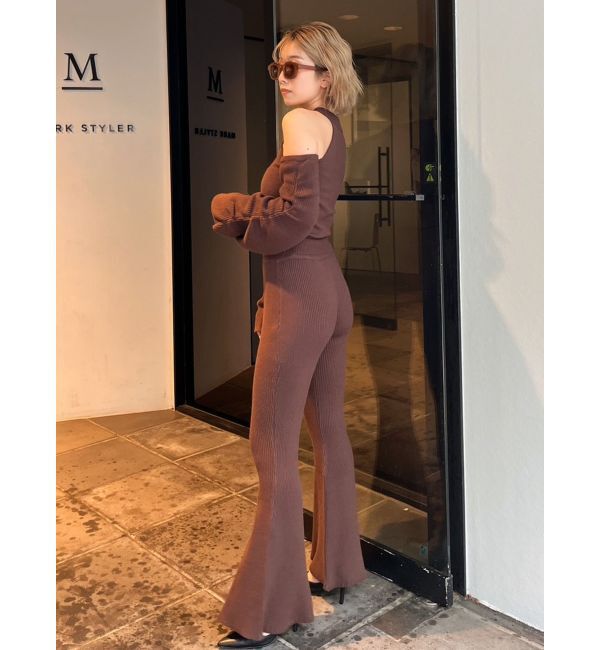 GYDA「【SET着用可】アームドッキングデザインニットトップス」|ニット・セーター|