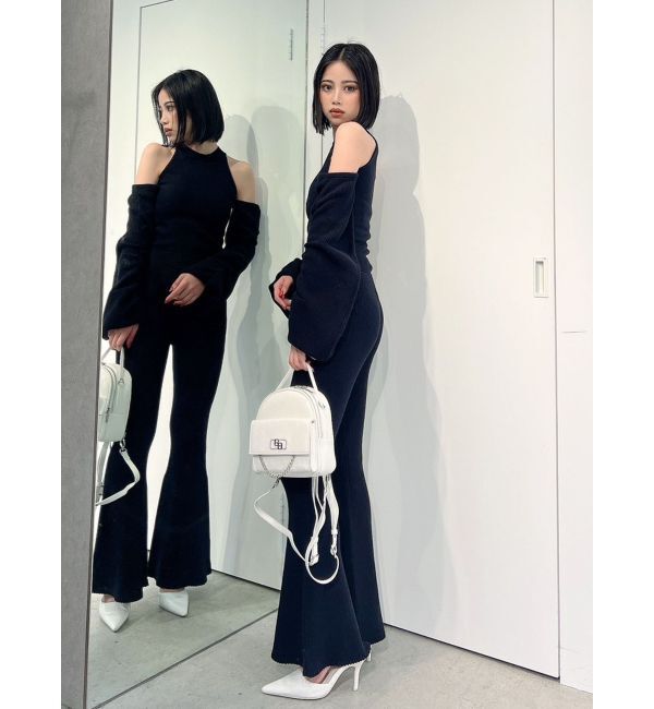 GYDA「【SET着用可】アームドッキングデザインニットトップス」|ニット・セーター|