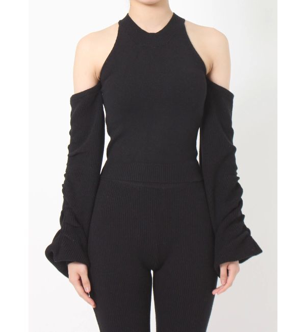GYDA「【SET着用可】アームドッキングデザインニットトップス」|ニット・セーター|
