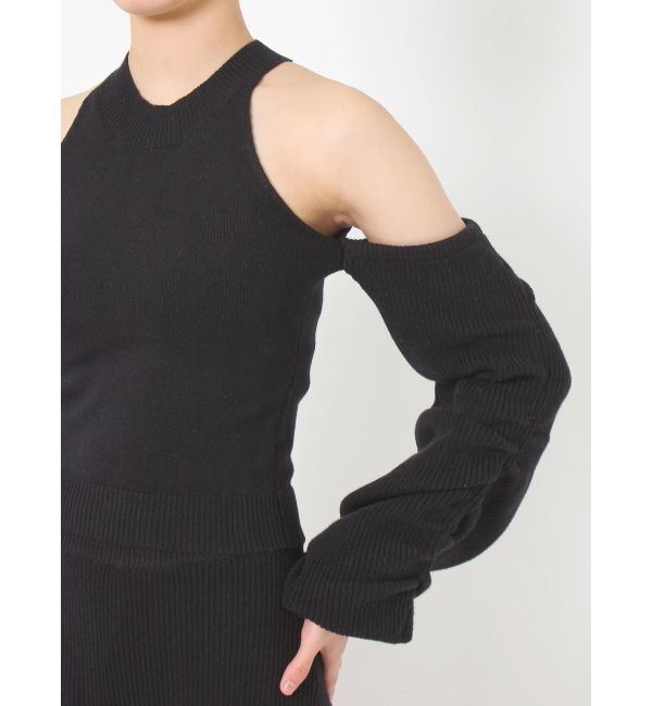 GYDA「【SET着用可】アームドッキングデザインニットトップス」|ニット・セーター|