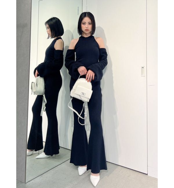 GYDA「【SET着用可】アームドッキングデザインニットトップス」|ニット・セーター|