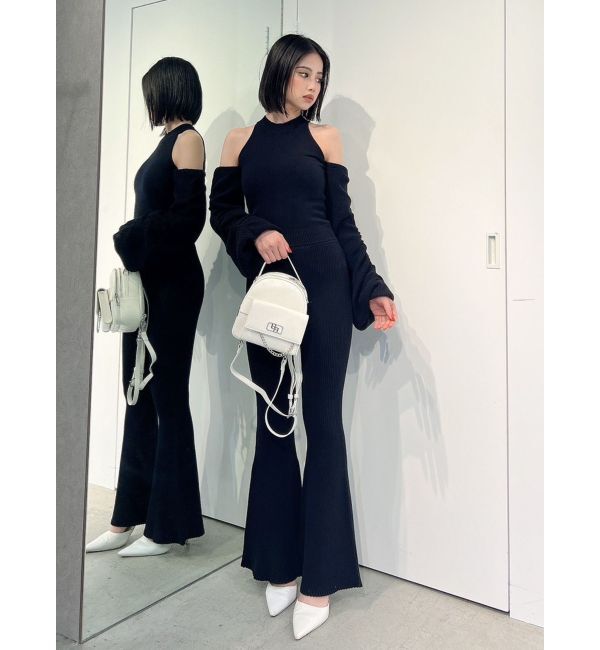 GYDA「【SET着用可】アームドッキングデザインニットトップス」|ニット・セーター|