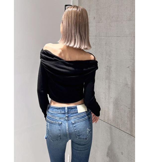 GYDA「アシンンメトリーオフショルトップス」|Tシャツ・カットソー|