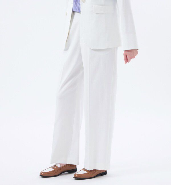 MACKINTOSH PHILOSOPHY「【2025年春夏モデル】DRY OXFORD ワイドパンツ」|その他|オフホワイト