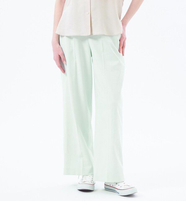 MACKINTOSH PHILOSOPHY「【2025年春夏モデル】DRY OXFORD ワイドパンツ」|その他|グリーン