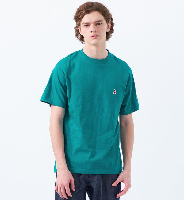 MACKINTOSH PHILOSOPHY「【WEB&一部店舗限定】バッキンガムベア 5.6oz クルーネックワンポイントTシャツ」|Tシャツ・カットソー|ライトグリーン