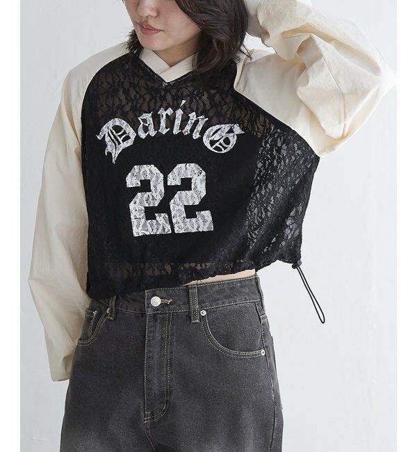 VENCE share style「レースゲームシャツ」|スウェット・ジャージ|ブラック