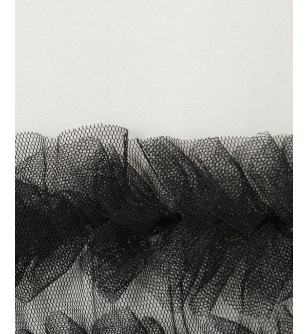 VENCE share style「天竺チュールフリルビスチェ見えTシャツ」|Tシャツ・カットソー|