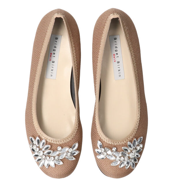 Bridget Birkin「【Bridget Birkin Walk】フラワービジューウォーキングパンプス」|パンプス|