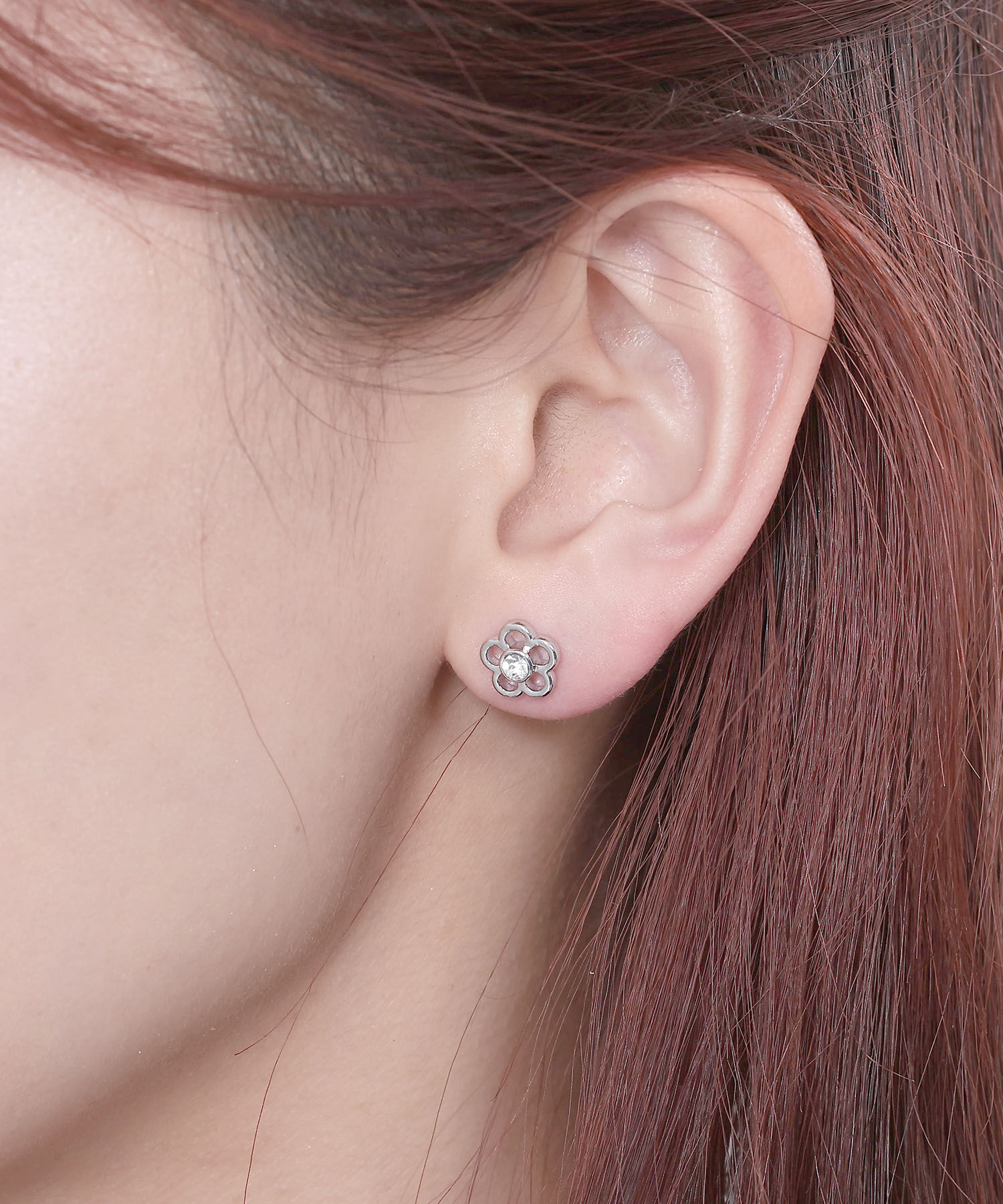 MARY QUANT「ペタルデイジーキャッチ ピアス」|ピアス|シルバー