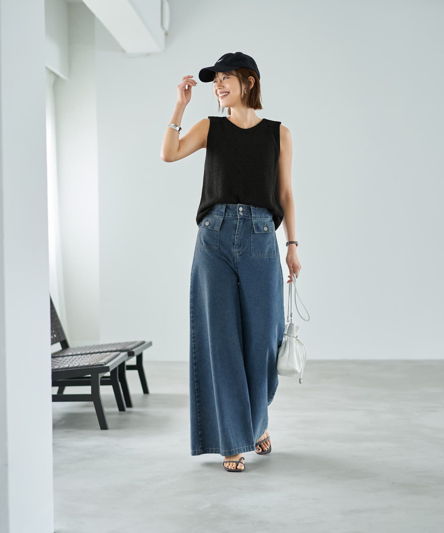 STYLE DELI「エフォートレス落ち感ニットタンクトップ」|ニット・セーター|