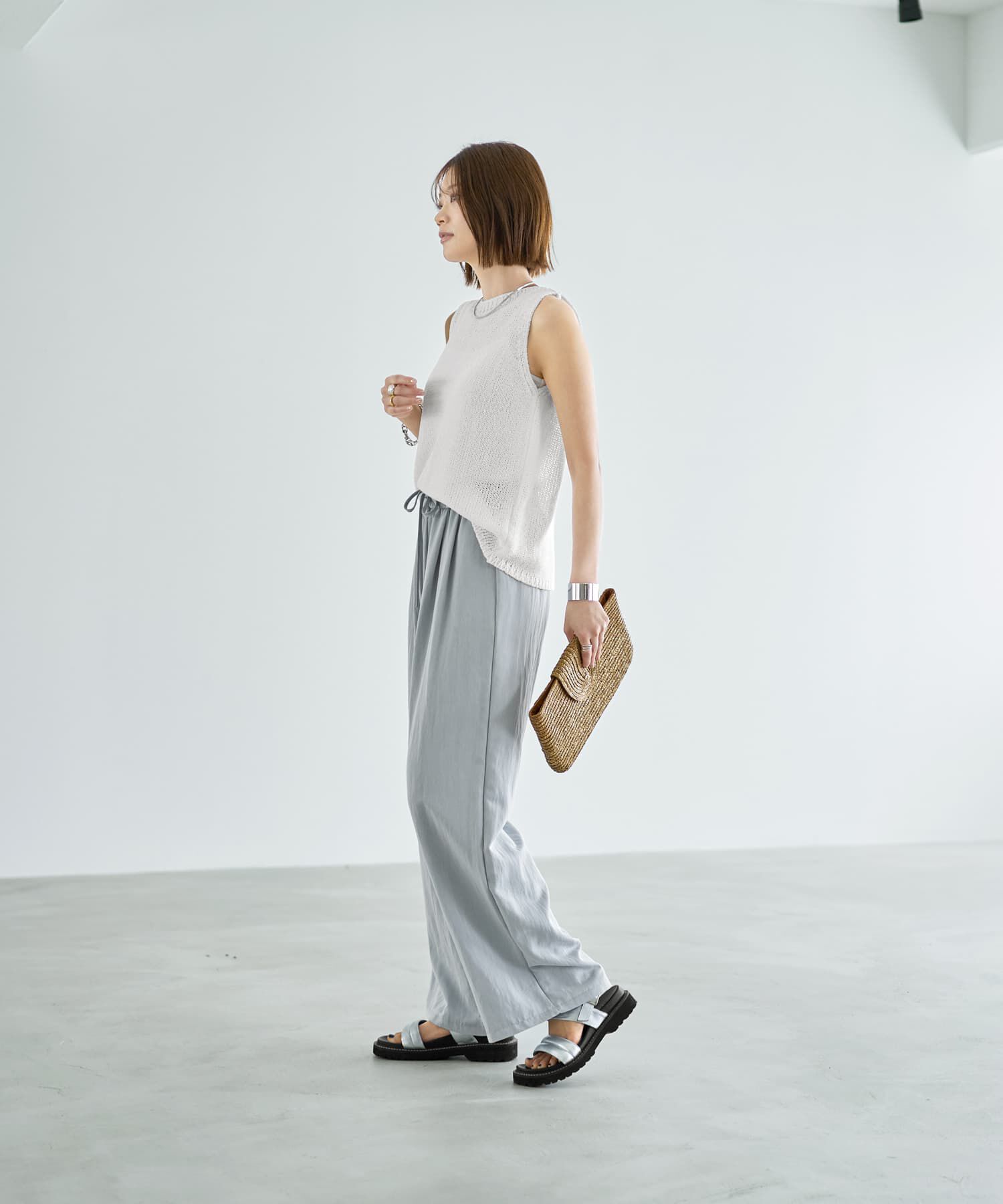 STYLE DELI「エフォートレス落ち感ニットタンクトップ」|ニット・セーター|