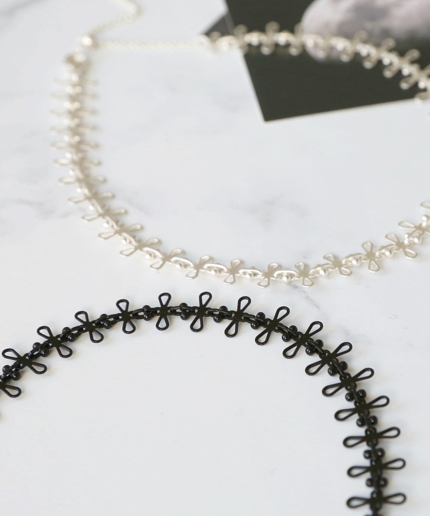 colleca la「チェーンブレードチョーカー/ショートネックレス」|ネックレス|