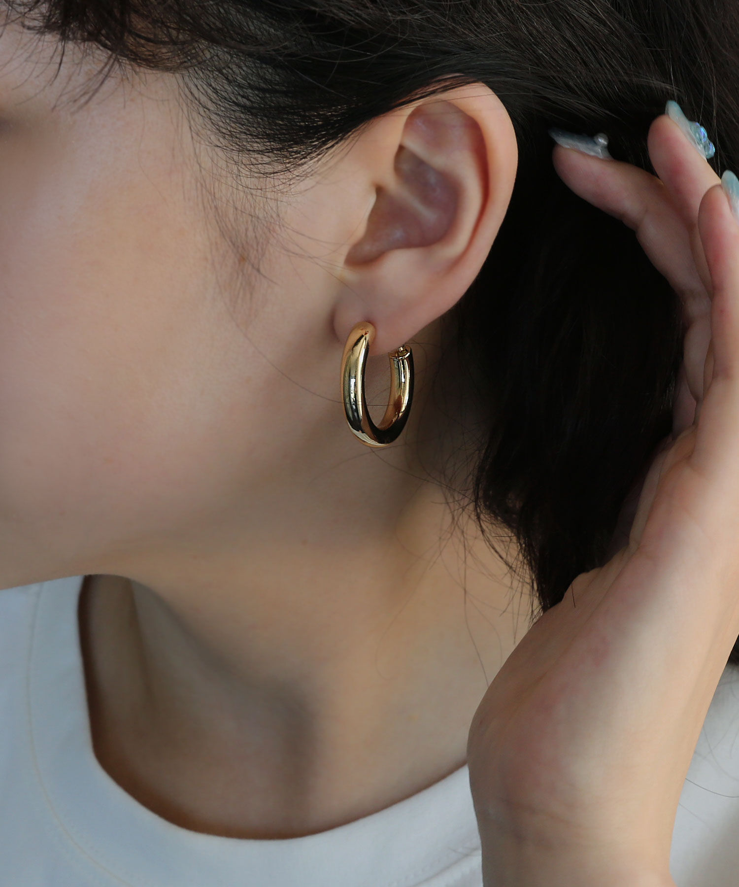 colleca la「中空ビッグフープピアス」|ピアス|ゴールド