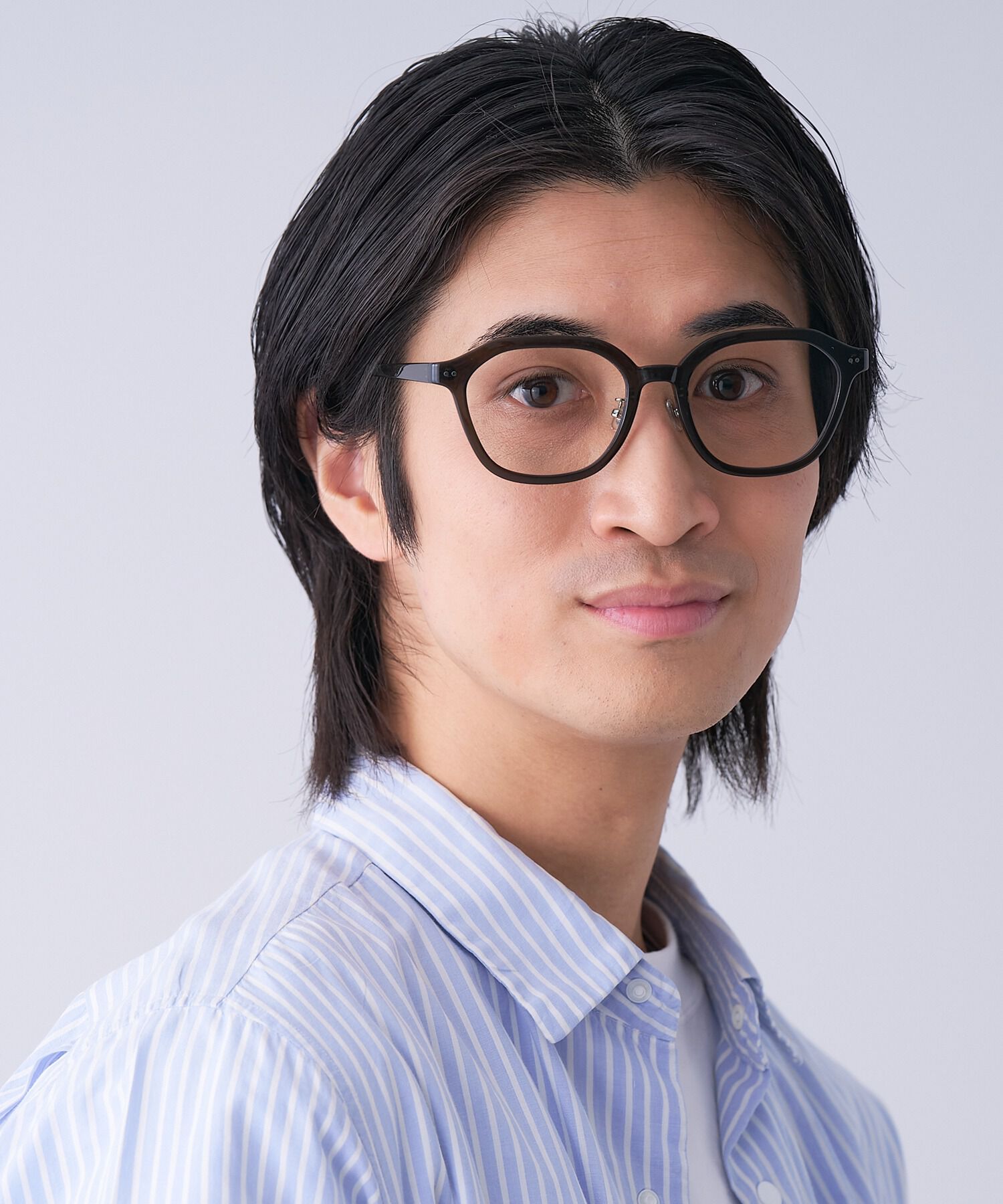  「ウェリントン型 クリアレンズサングラス｜紫外線100%カットクリアサングラス」|サングラス|