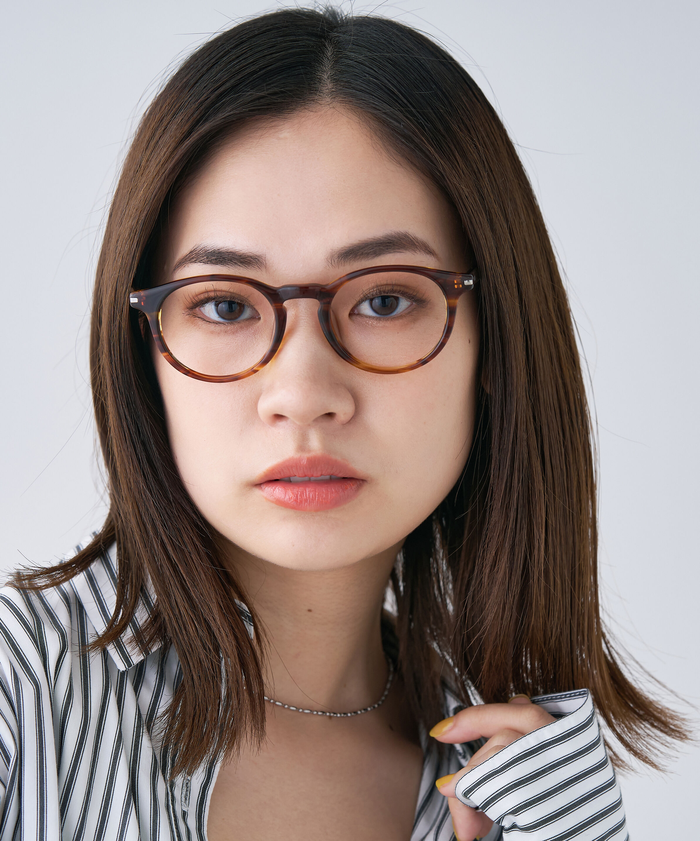  「ボストン型 メガネ｜Zoff｜UNITED ARROWS ユナイテッドアローズ レンズ交換券付き」|メガネ|ブラウン系その他1