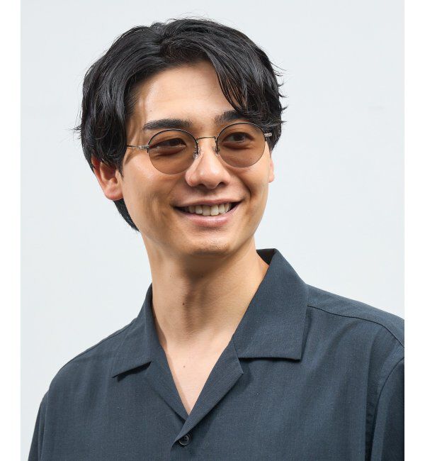  「Zoff｜UNITED ARROWS オーバル型｜サングラス ユナイテッドアローズ｜軽量｜カラーレンズ ｜UVカット」|サングラス|