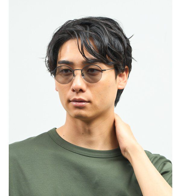  「Zoff｜UNITED ARROWS オーバル型｜サングラス ユナイテッドアローズ｜軽量｜カラーレンズ ｜UVカット」|サングラス|