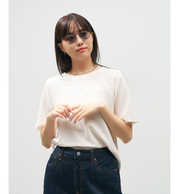  「Zoff｜UNITED ARROWS オーバル型｜サングラス ユナイテッドアローズ｜軽量｜カラーレンズ ｜UVカット」|サングラス|