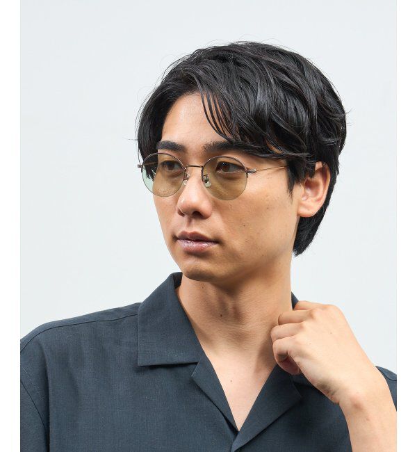  「Zoff｜UNITED ARROWS オーバル型｜サングラス ユナイテッドアローズ｜軽量｜カラーレンズ ｜UVカット」|サングラス|