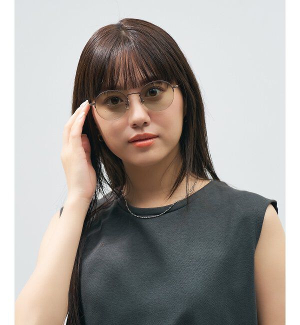  「Zoff｜UNITED ARROWS オーバル型｜サングラス ユナイテッドアローズ｜軽量｜カラーレンズ ｜UVカット」|サングラス|