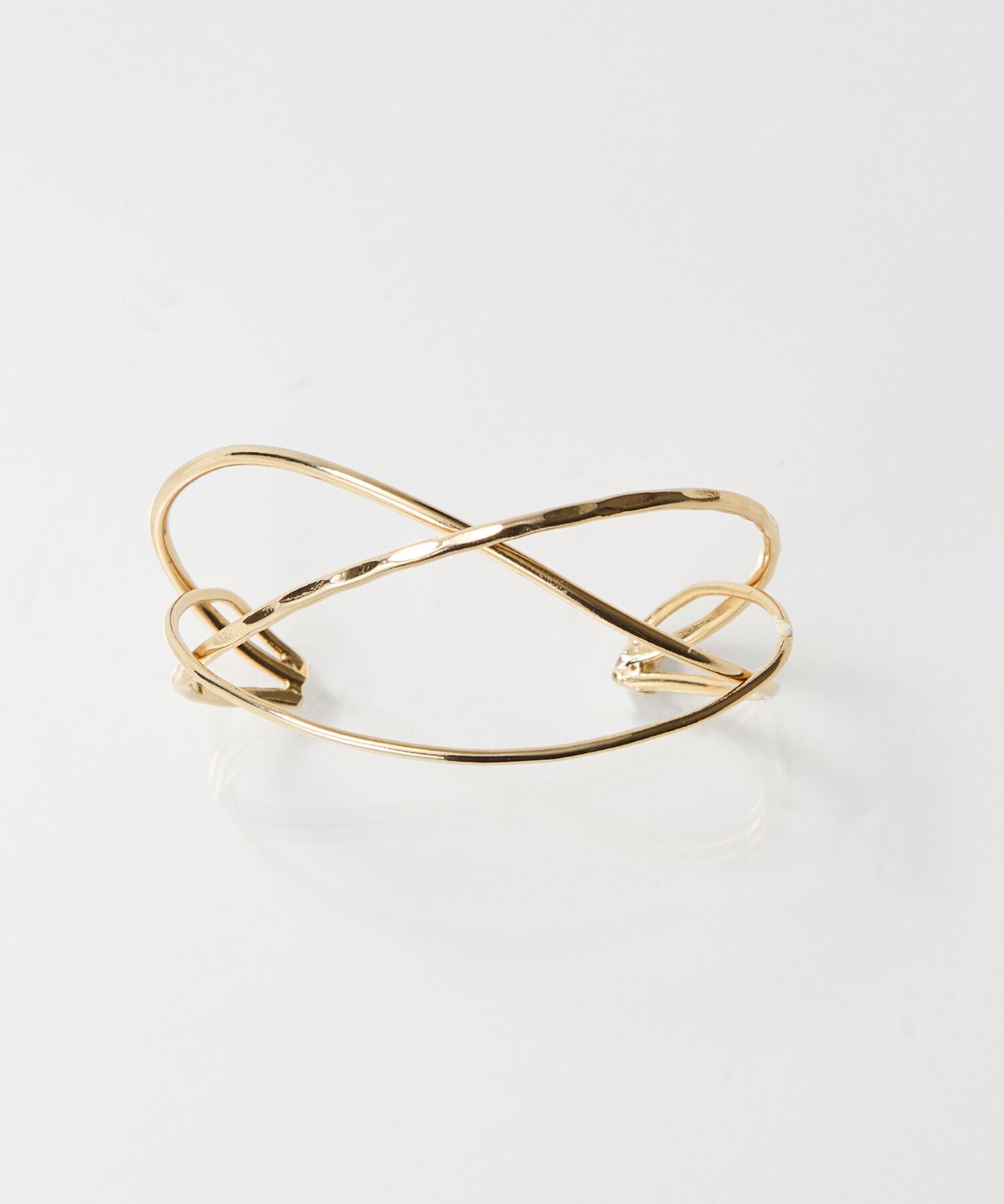 Phoebe「グリッターワイドカフバングル」|ブレスレット・バングル|ゴールド