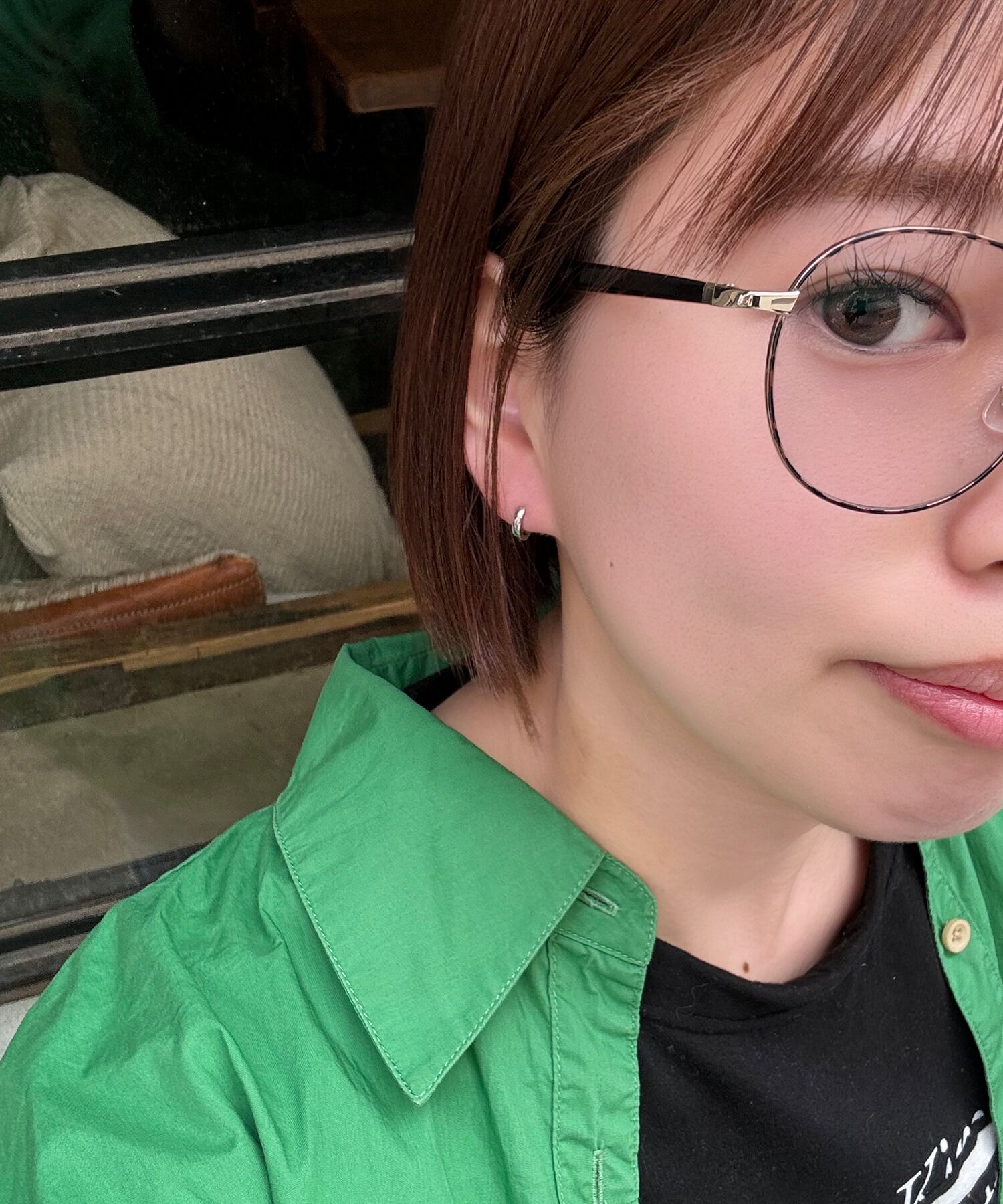 Phoebe「【金属アレルギー対応】ワンタッチメタルフープミニピアス(片耳)/サージカルステンレス シルバー」|ピアス|