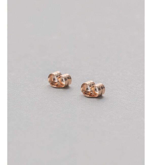 ete「K18 ピアスキャッチ　　」|ピアス|ピンクゴールド