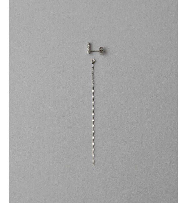 ete「チェーン ビジュー ピアス」|ピアス|