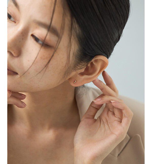 Jouete「[WEB LIMITED] K10YG ピアス ムーン」|ピアス|