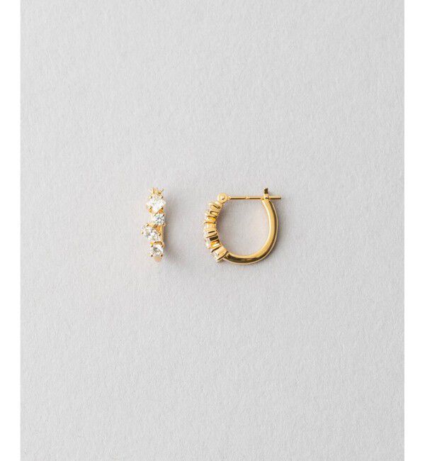 Jouete「ピアス ジルコニア」|ピアス|イエローゴールド