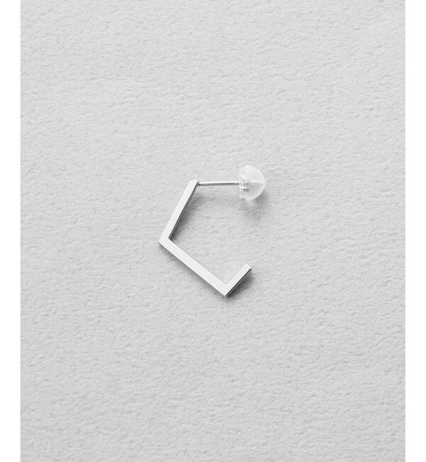 Jouete「[サスペンダー] K10WG ピアス ポリゴン」|ピアス|