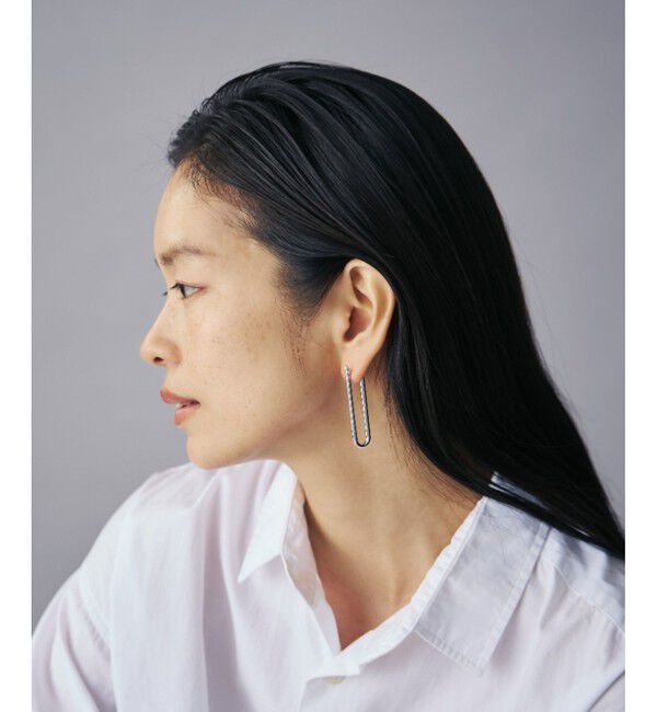 Jouete「[コネクト] フープピアス オーバル」|ピアス|