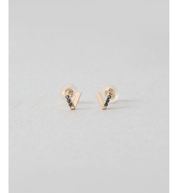 Jouete「K10YG ピアス ダイヤモンド」|ピアス|イエローゴールド