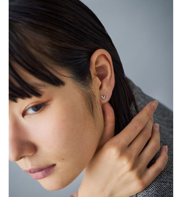 Jouete「K10WG ピアス ダイヤモンド」|ピアス|