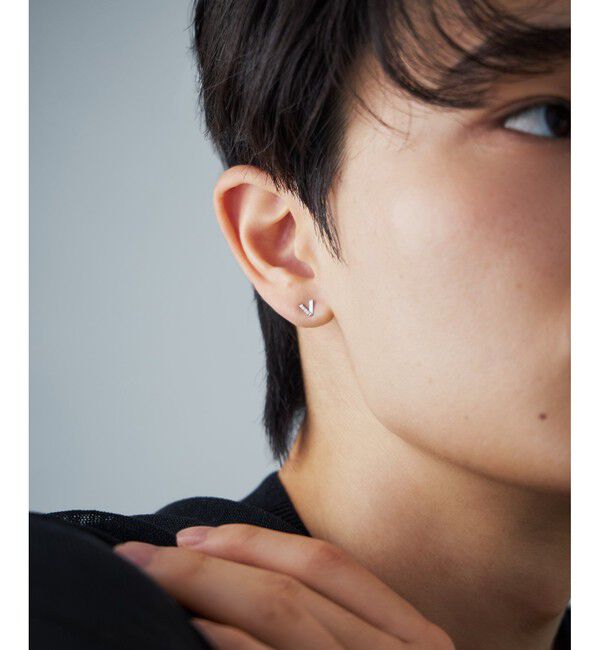 Jouete「K10WG ピアス ダイヤモンド」|ピアス|