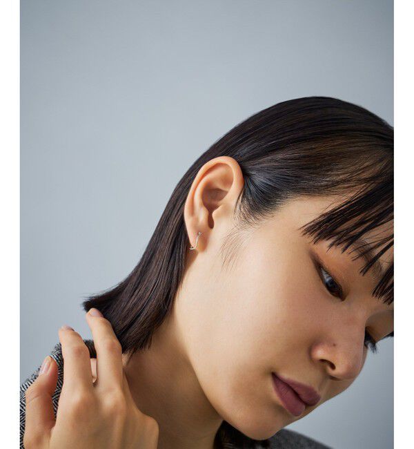 Jouete「K10WG フープピアス ツイスト」|ピアス|