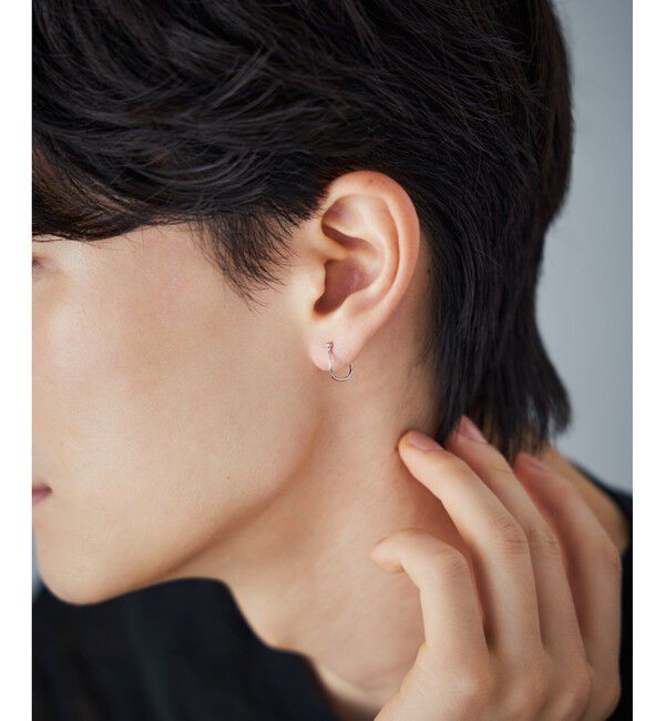 Jouete「K10WG フープピアス ツイスト」|ピアス|