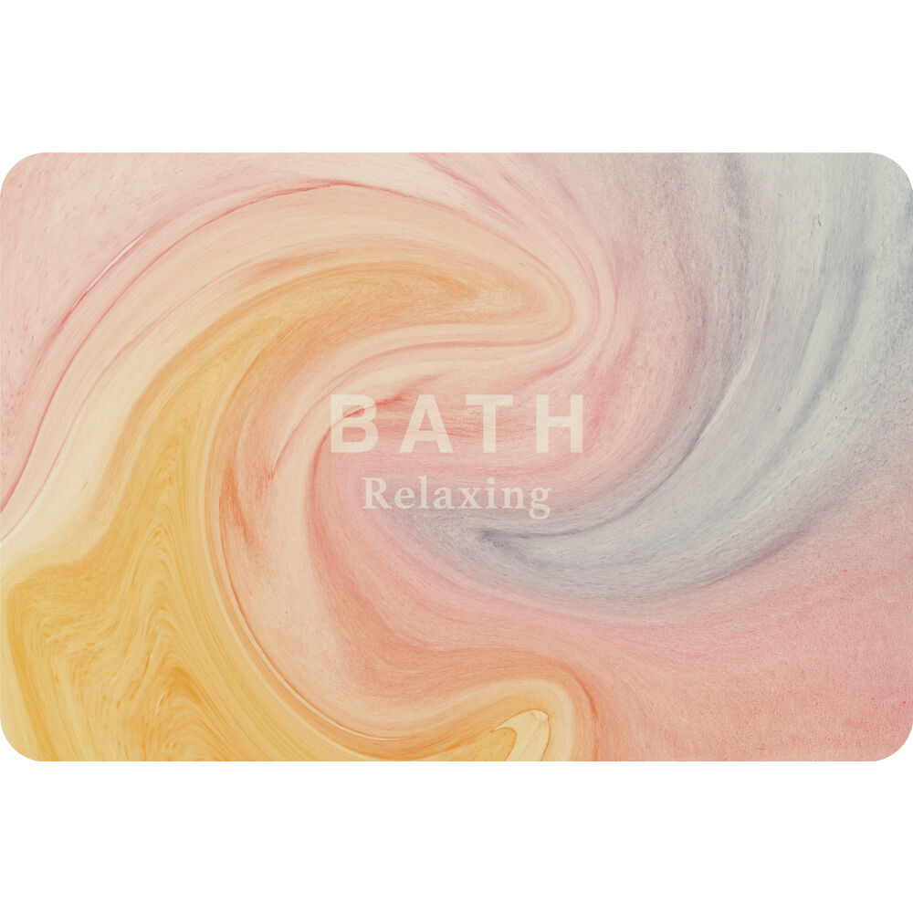 BACKYARD FAMILY「珪藻土 バスマット ソフト 通販 おしゃれ ソフトバスマット 約 40 &times; 60 cm 速乾」|その他|ピンク1