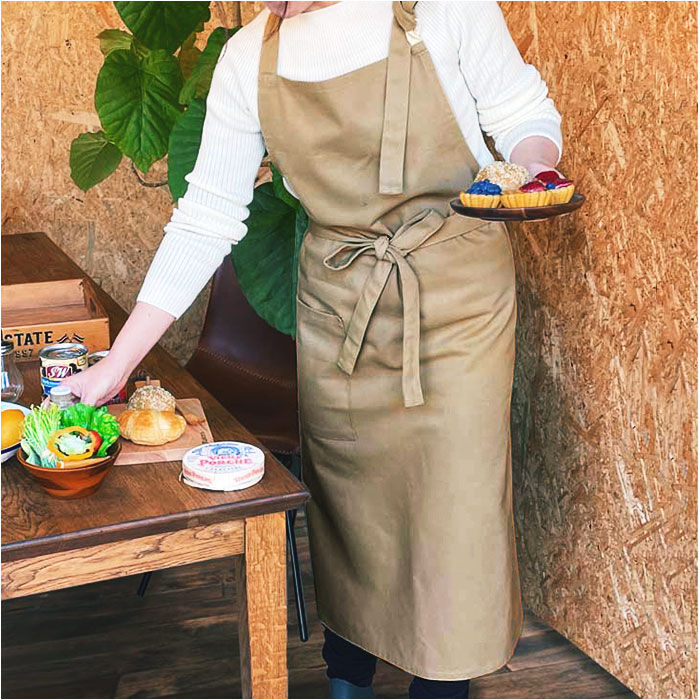 BACKYARD FAMILY「エプロン ロング丈 おしゃれ 通販 おしゃれ チェスト キャンバス カフェエプロン ワークエプロン」|その他|