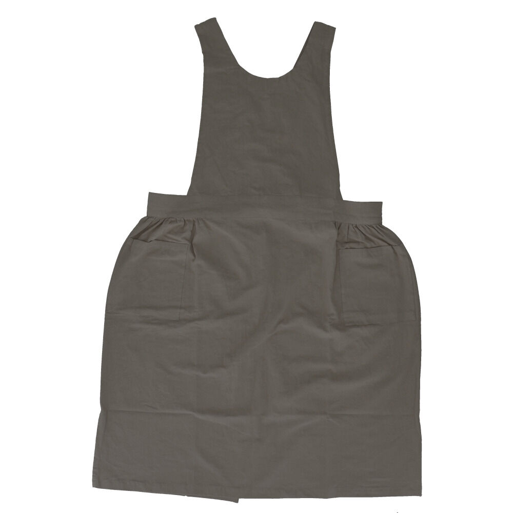 BACKYARD FAMILY「レディース 可愛い エプロン 楽天 綿100％ 大人 かわいい 保育士 おしゃれ コットン」|その他|グレー1