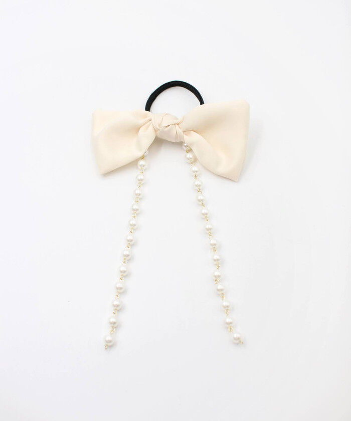 BACKYARD FAMILY「キッズ ヘアゴム リボン 通販 パールチェーン 58392202 ジューリーヘアゴム 大きめ」|その他|